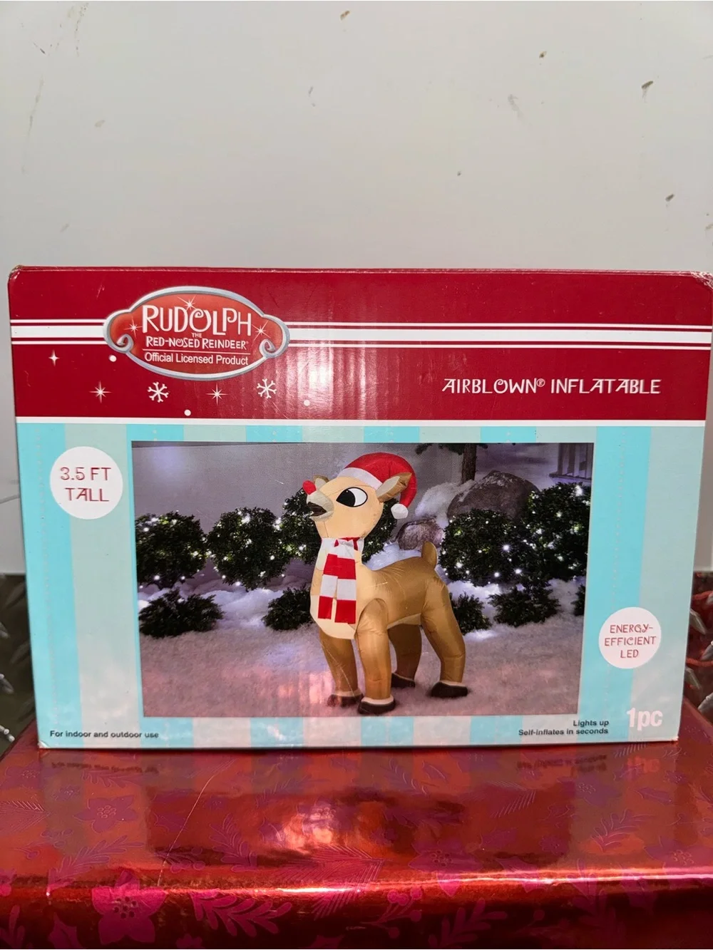 Christmas Rudolph Inflatable - Picture 2 of 6